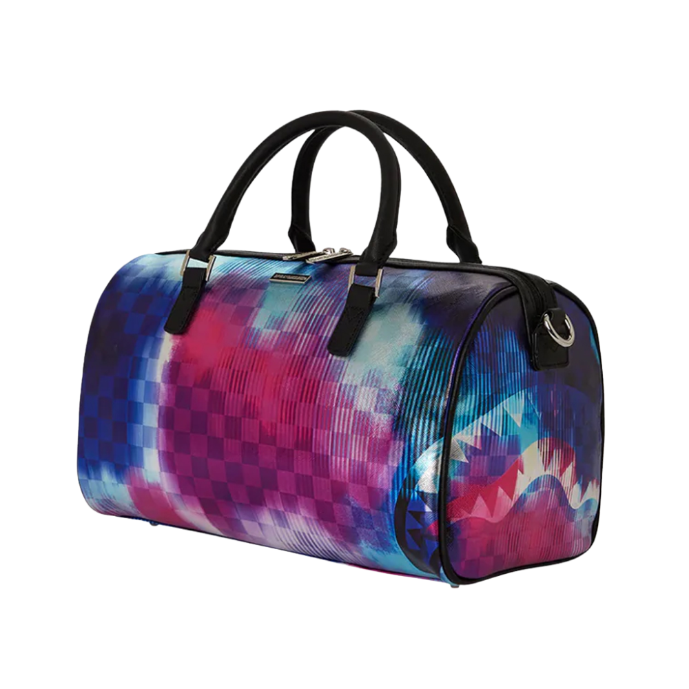 BORSA UNISEX SPRAYGROUND TYE CHECK MINI DUFFLE